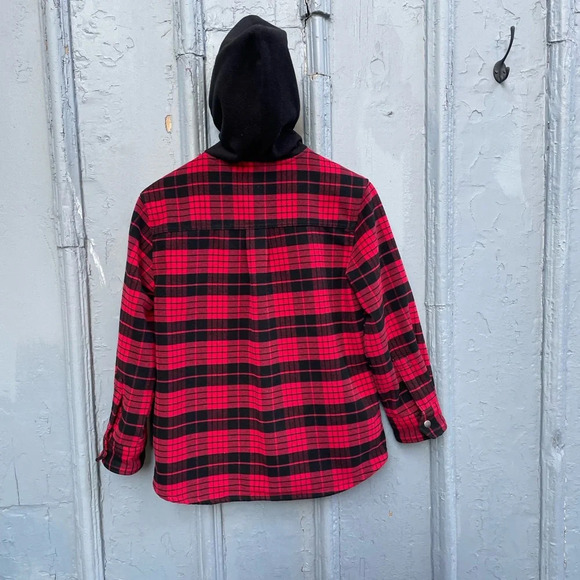 Roots Plaid  Shacket, size 9/10 years old - Picture 11 of 12